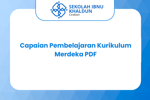 Capaian Pembelajaran Kurikulum Merdeka PDF