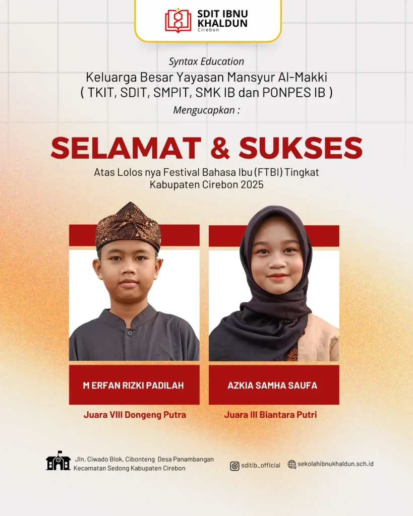 ≡ƒÄëΓ£¿ SELAMAT & SUKSES Γ£¿≡ƒÄëKeluarga Besar Yayasan Mansyur Al-Makki (TKIT, SDIT, SMPIT, SMK IB & PO